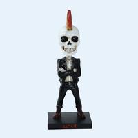 Fashion Pop Figure Bobble Head Skull Figure Statue Royal Knocker